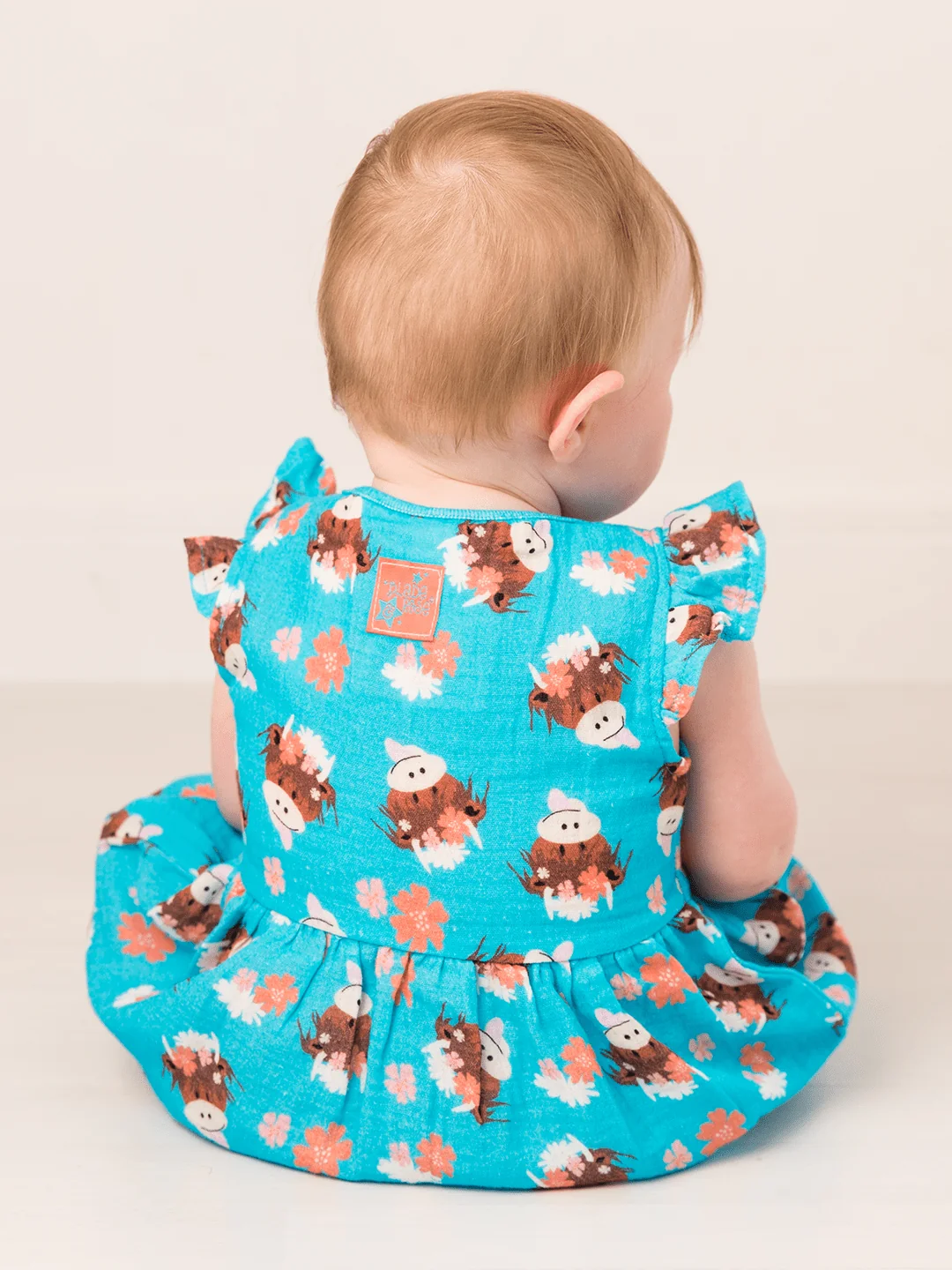 Bonnie Highland Cow Summer Dress - Image 4