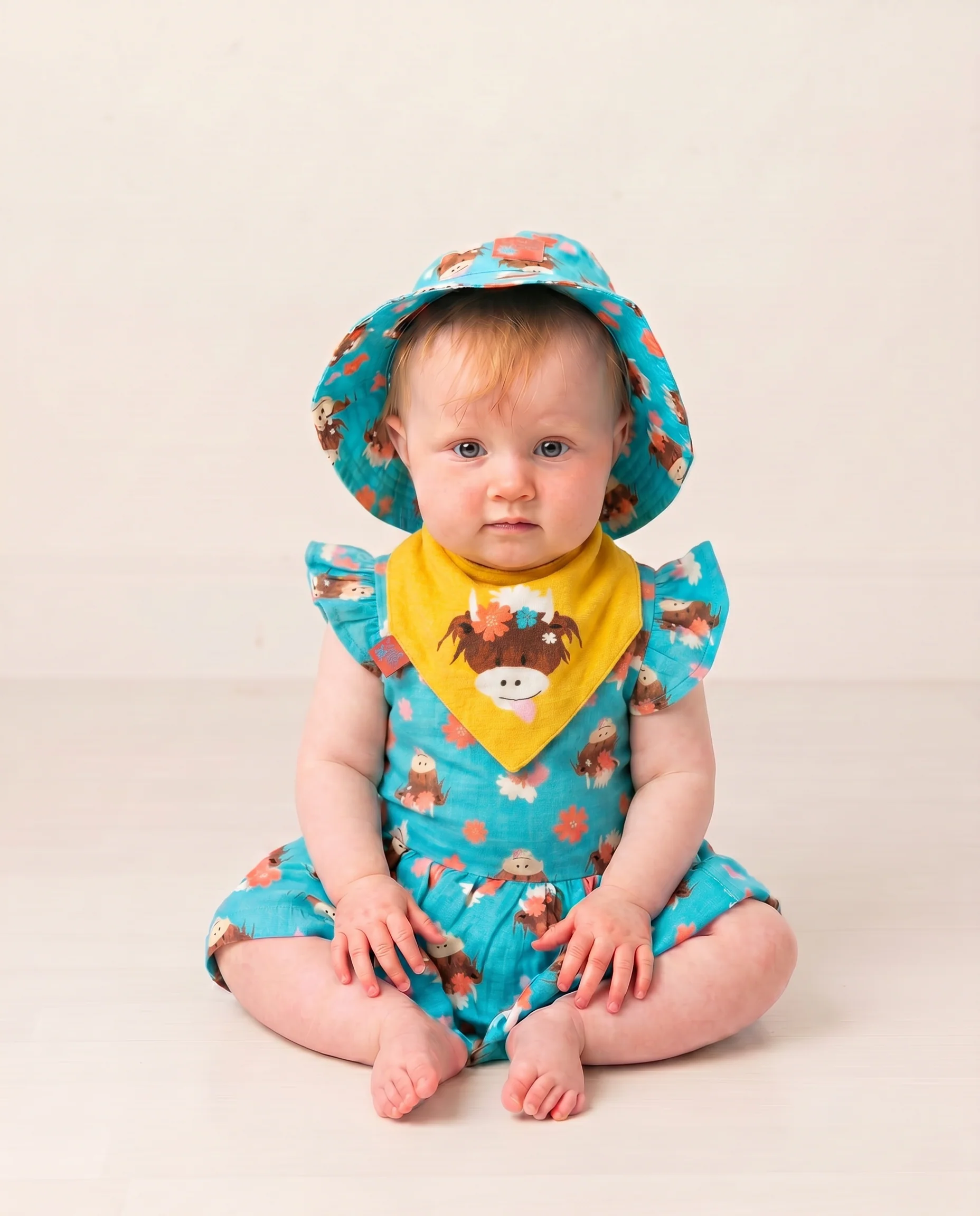 Bonnie Highland Cow Summer Dress - Image 5