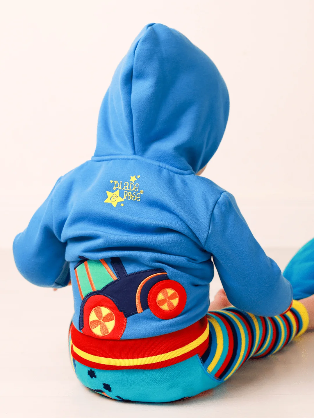 Farmyard Tractor Junior Hoodie - Image 3