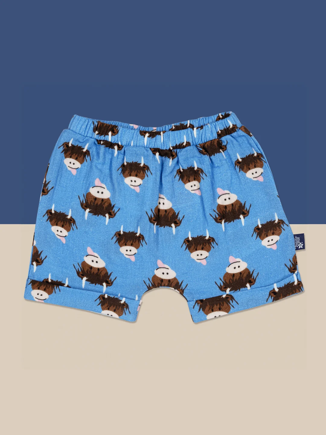Hamish Highland Cow Muslin Shorts - Image 5