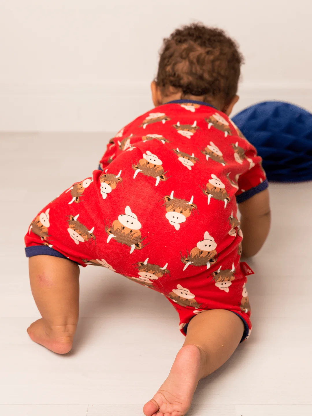 Hamish Highland Cow Summer Romper Playsuit - Image 3