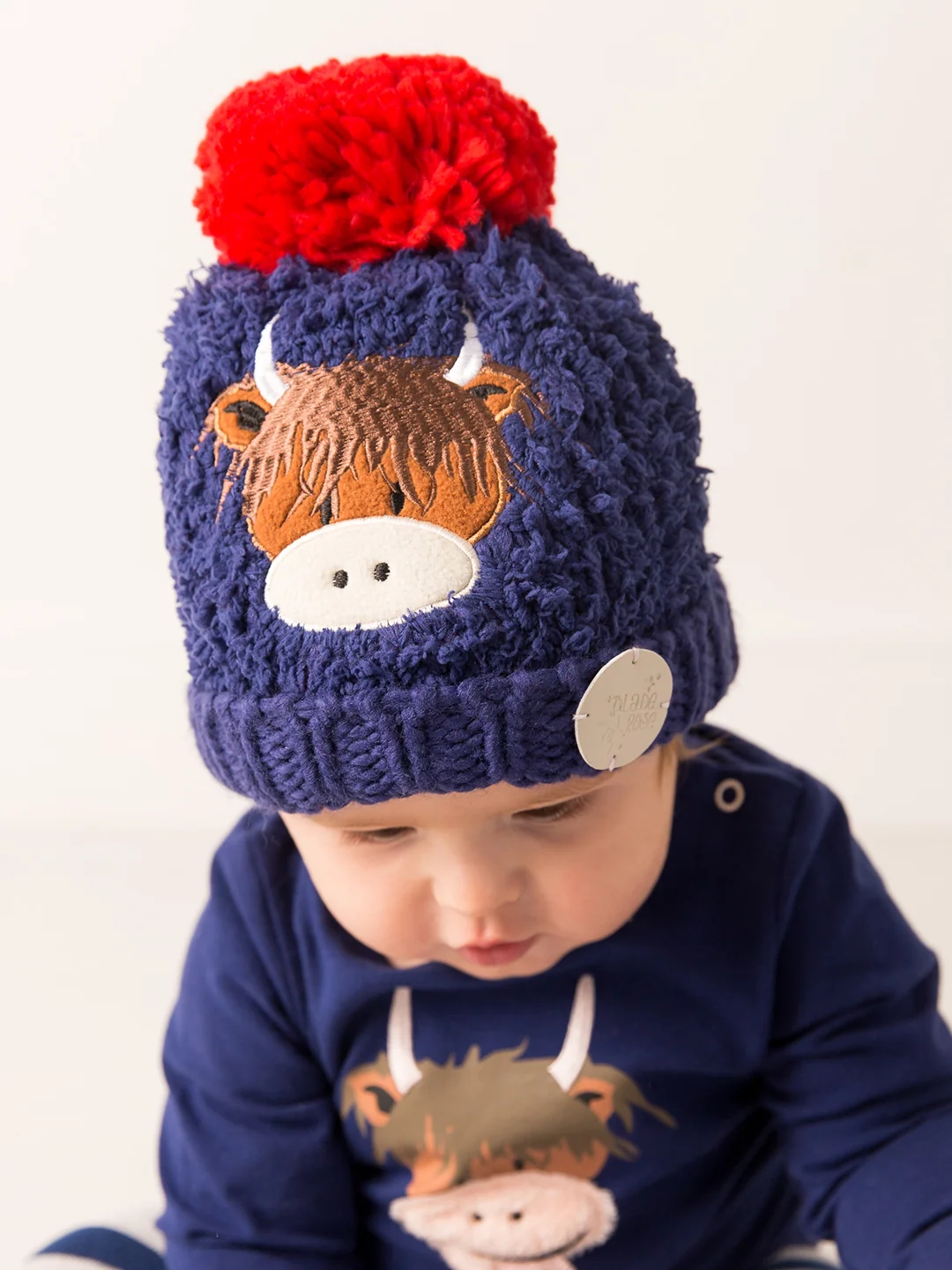 Hamish Highland Cow Winter Hat - Image 2