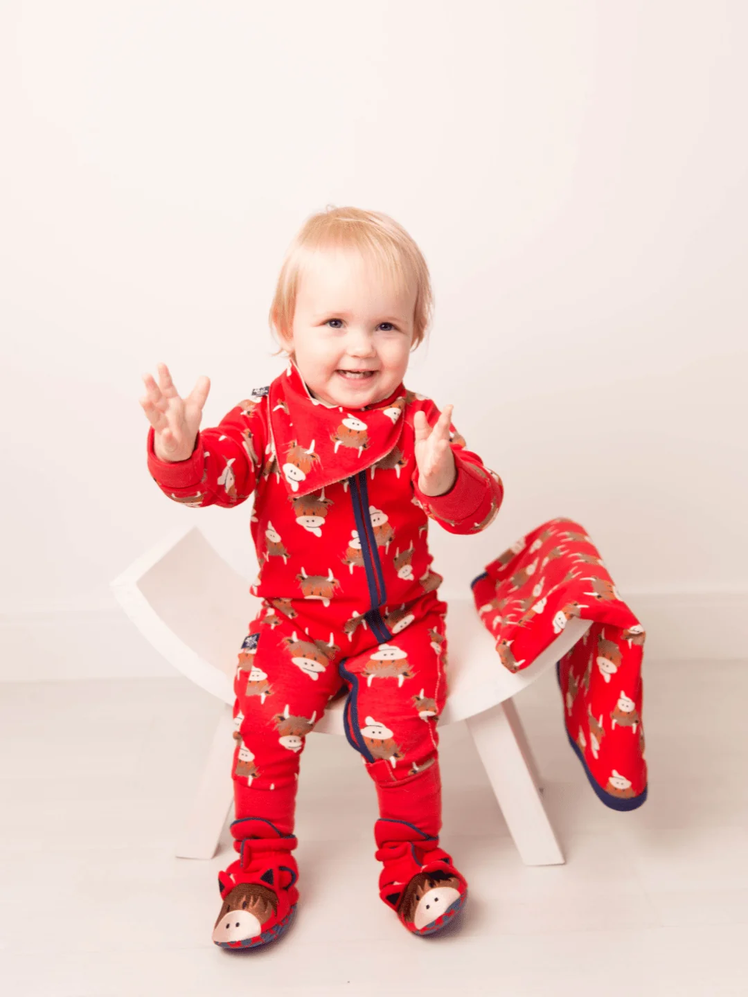 Hamish Highland Cow Romper Playsuit - Image 4