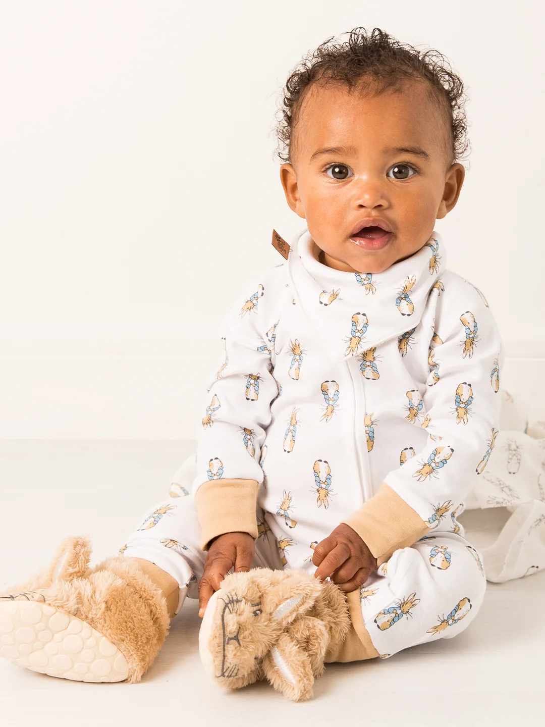 Peter Rabbit™ Neutral Romper & Booties Gifting Set - Image 5