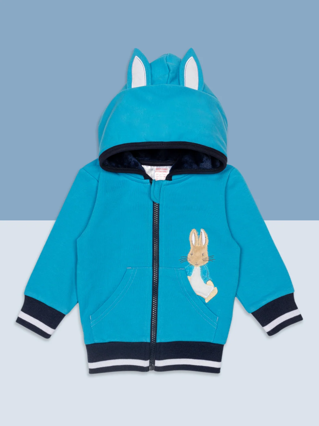Peter Rabbit Blue Junior Hoodie - Image 2